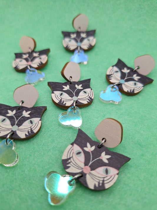 Kissankulta-korvakorut (tappi)